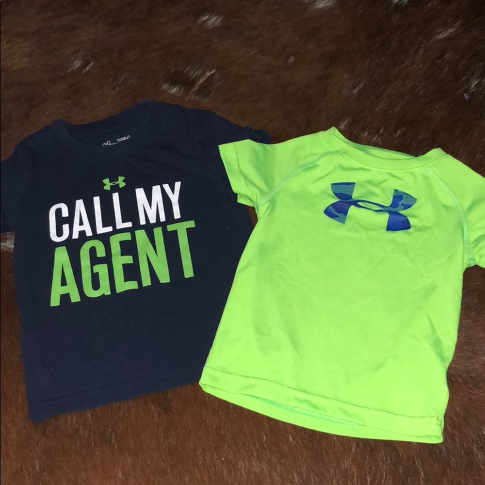 GUC boys under armor T-shirts set 12m